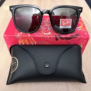 Year of the Dragon Unisex Ray-Ban Classic Black Sunglasses with Case